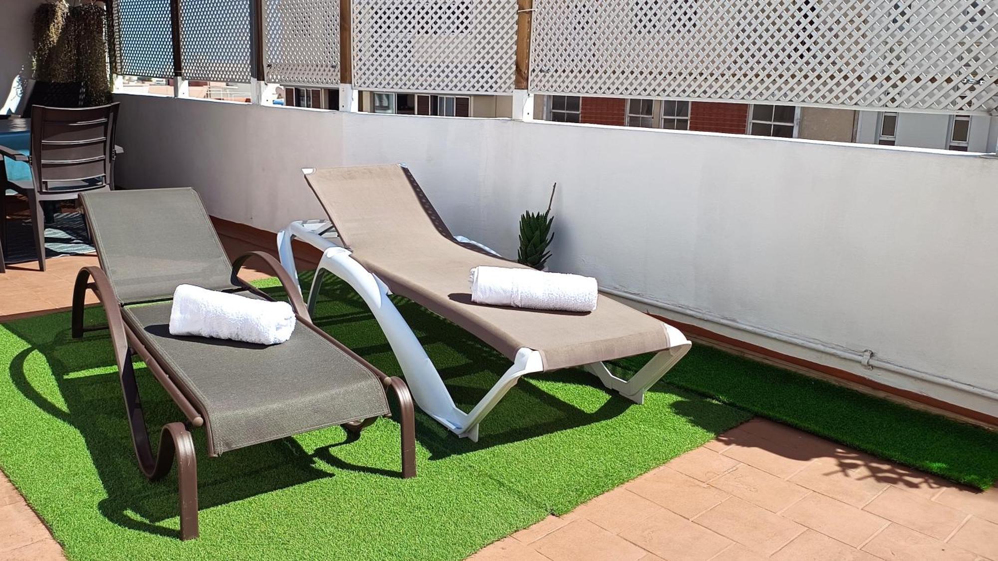 Center Santa Cruz, Alojamiento Centrico Con Gran Terraza, Cocina , Salon Y Banos, Todo Privado Eksteriør bilde