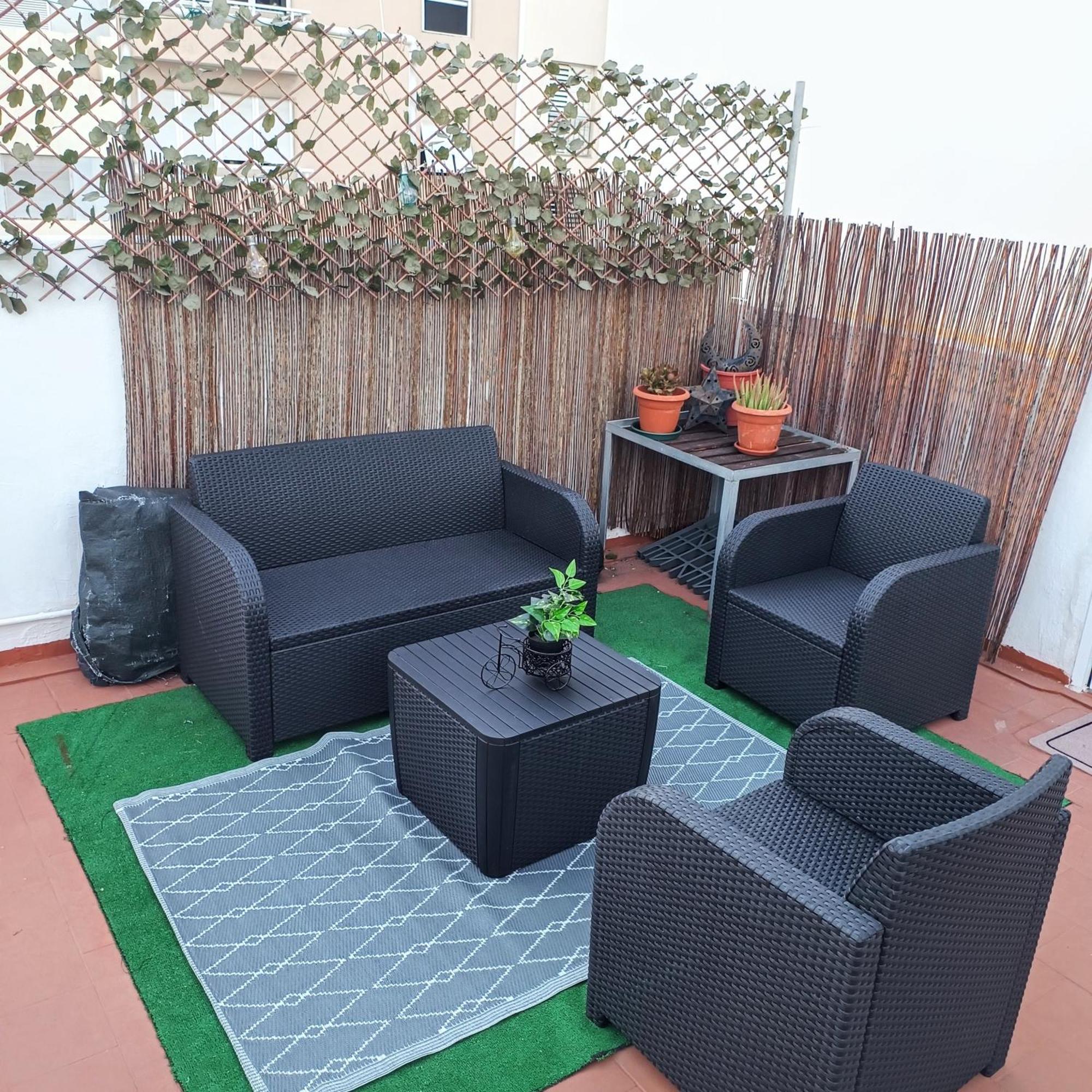Center Santa Cruz, Alojamiento Centrico Con Gran Terraza, Cocina , Salon Y Banos, Todo Privado Eksteriør bilde