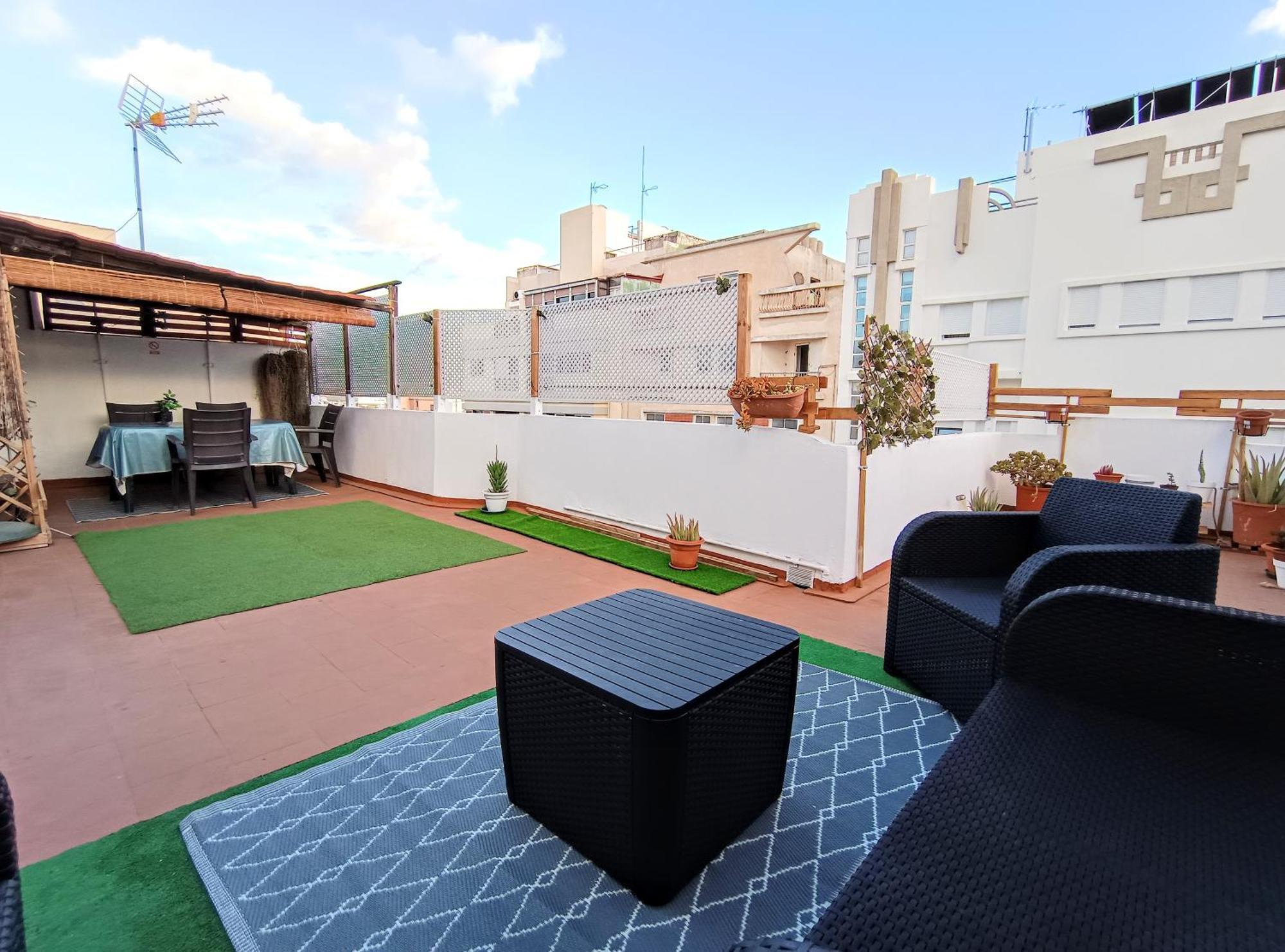 Center Santa Cruz, Alojamiento Centrico Con Gran Terraza, Cocina , Salon Y Banos, Todo Privado Eksteriør bilde