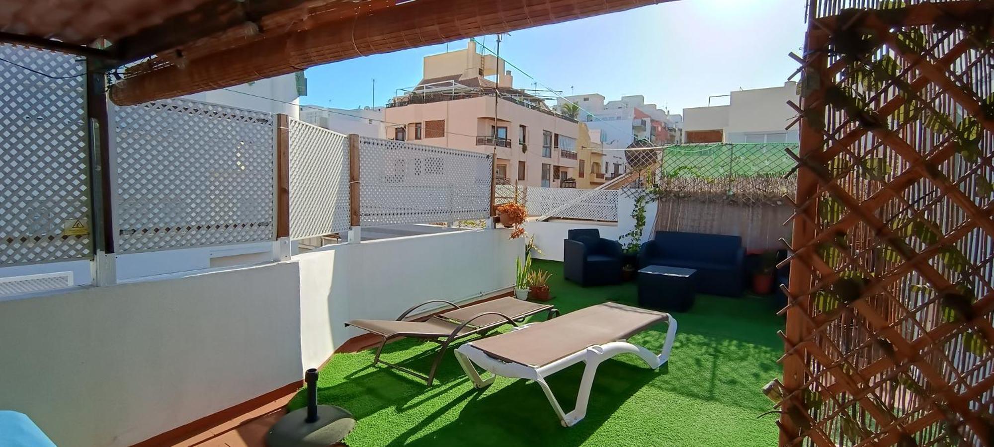 Center Santa Cruz, Alojamiento Centrico Con Gran Terraza, Cocina , Salon Y Banos, Todo Privado Eksteriør bilde