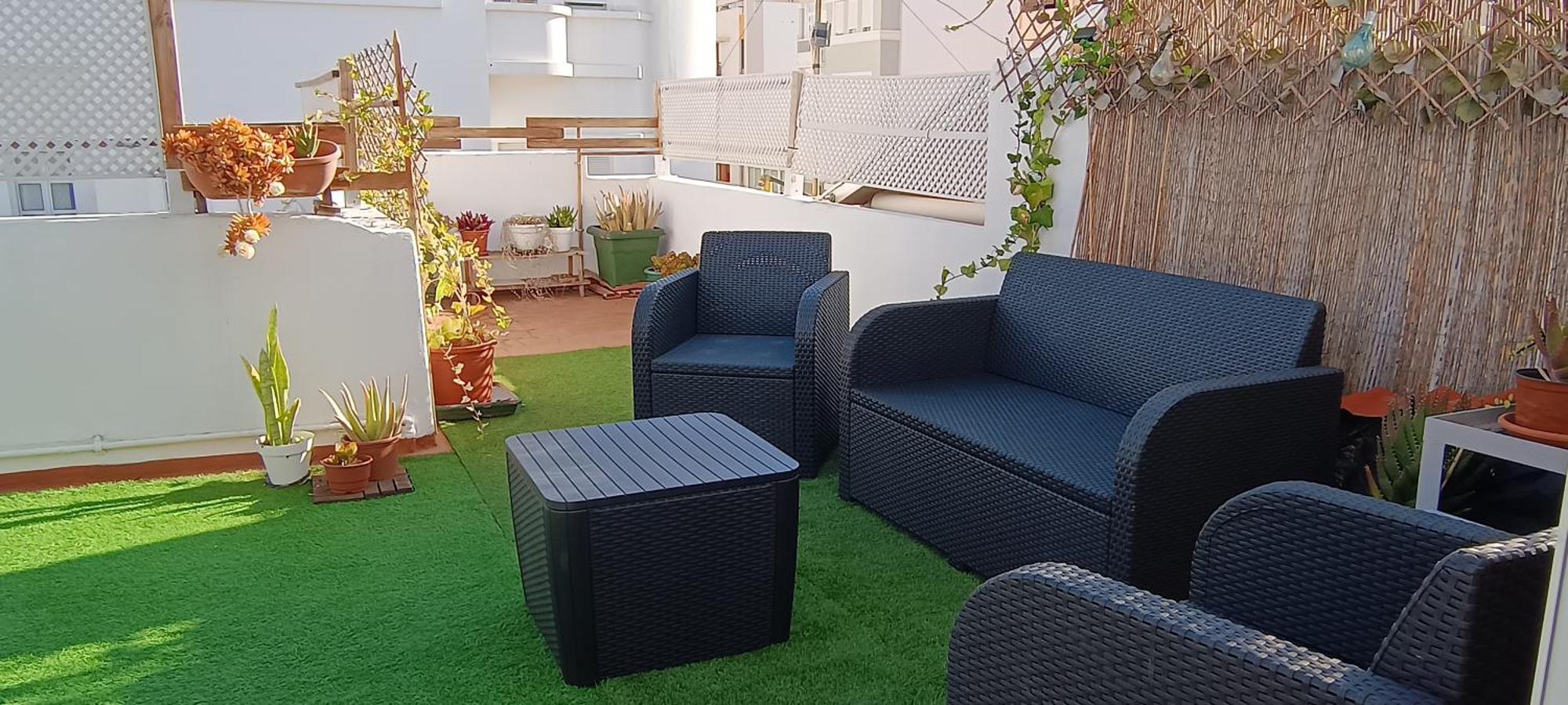 Center Santa Cruz, Alojamiento Centrico Con Gran Terraza, Cocina , Salon Y Banos, Todo Privado Eksteriør bilde